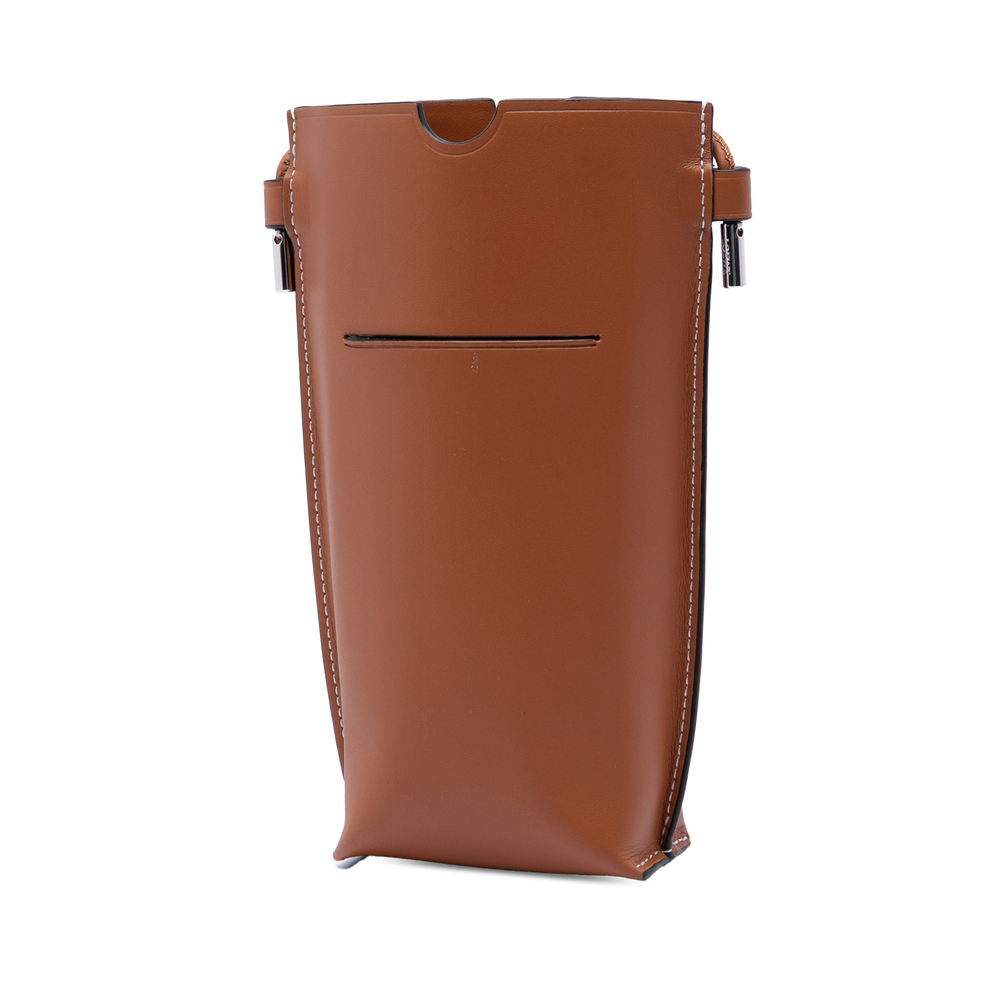 Pre-Loved LOEWE Smooth Calfskin Anagram Phone Pouch - Picture 2 of 7